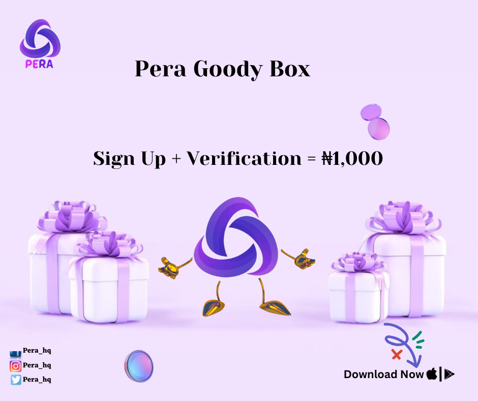 Get ₦1,000 FREE When You Join Pera Today!